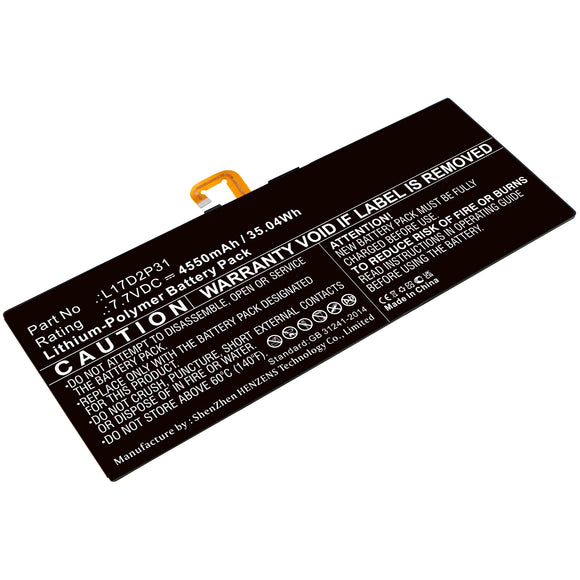 Batteries N Accessories BNA-WB-P17464 Laptop Battery - Li-Pol, 7.7V, 4550mAh, Ultra High Capacity - Replacement for Lenovo L17D2P31 Battery