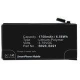 Batteries N Accessories BNA-WB-P3436 Cell Phone Battery - Li-Pol, 3.75V, 1750 mAh, Ultra High Capacity Battery - Replacement for MeiZu B020 Battery