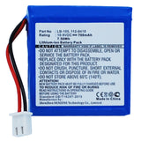 Batteries N Accessories BNA-WB-L1940 Credit Card Reader Battery - Li-Ion, 10.8V, 700 mAh, Ultra High Capacity - Replacement for Safescan 112-0410 Battery