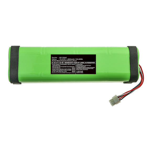 Batteries N Accessories BNA-WB-H15092 Medical Battery - Ni-MH, 19.2V, 8000mAh, Ultra High Capacity - Replacement for GE 125-00-455100095 Battery