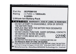 Batteries N Accessories BNA-WB-L3328 Cell Phone Battery - Li-Ion, 3.7V, 1800 mAh, Ultra High Capacity Battery - Replacement for HTC 7.0170100095e+011 Battery