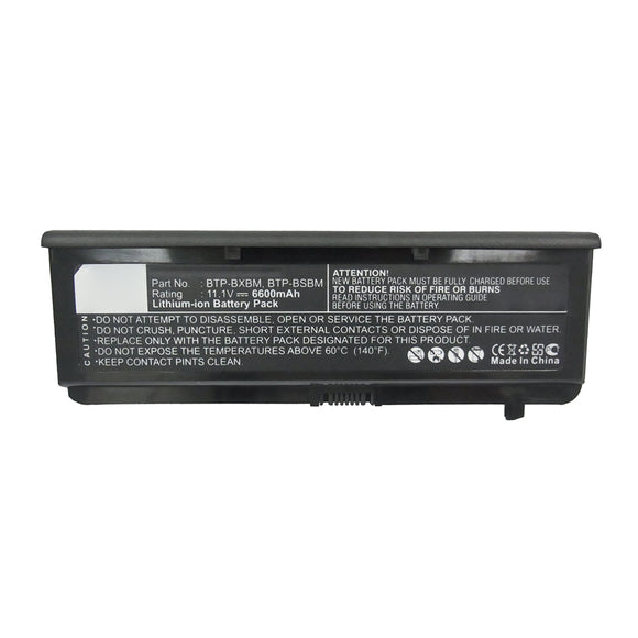 Batteries N Accessories BNA-WB-L15068 Laptop Battery - Li-ion, 11.1V, 6600mAh, Ultra High Capacity - Replacement for Medion 40021138 Battery