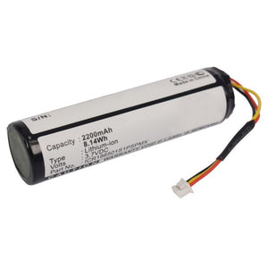 Batteries N Accessories BNA-WB-L10322 GPS Battery - Li-ion, 3.7V, 2200mAh, Ultra High Capacity - Replacement for Blaupunkt ICR186501S1PSPMX Battery