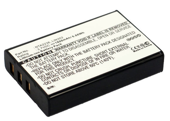 Batteries N Accessories BNA-WB-L4195 GPS Battery - Li-Ion, 3.7V, 1800 mAh, Ultra High Capacity Battery - Replacement for Globalstar LIN302 Battery