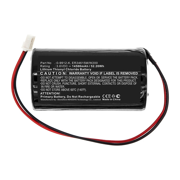 Batteries N Accessories BNA-WB-L13918 Alarm System Battery - Li-SOCl2, 3.6V, 14500mAh, Ultra High Capacity - Replacement for Visonic 0-9912-K Battery