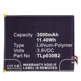 Batteries N Accessories BNA-WB-P1548 Wifi Hotspot Battery - Li-Pol, 3.8V, 3000 mAh, Ultra High Capacity Battery - Replacement for Alcatel TLp030B2 Battery