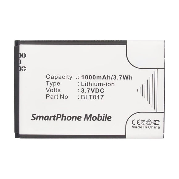 Batteries N Accessories BNA-WB-L14732 Cell Phone Battery - Li-ion, 3.7V, 1000mAh, Ultra High Capacity - Replacement for OPPO BLT017 Battery