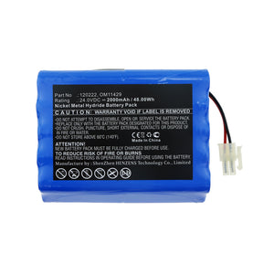 Batteries N Accessories BNA-WB-H10831 Medical Battery - Ni-MH, 24V, 2000mAh, Ultra High Capacity - Replacement for Cardioline OM11429 Battery