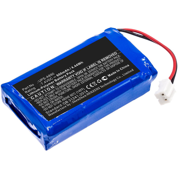 Batteries N Accessories BNA-WB-P12038 Alarm System Battery - Li-Pol, 7.4V, 600mAh, Ultra High Capacity - Replacement for Chuango UPS-A890 Battery