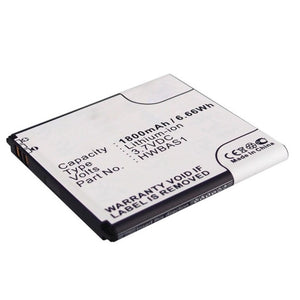 Batteries N Accessories BNA-WB-L13222 Cell Phone Battery - Li-ion, 3.7V, 1800mAh, Ultra High Capacity - Replacement for SOFTBANK HWBAS1 Battery