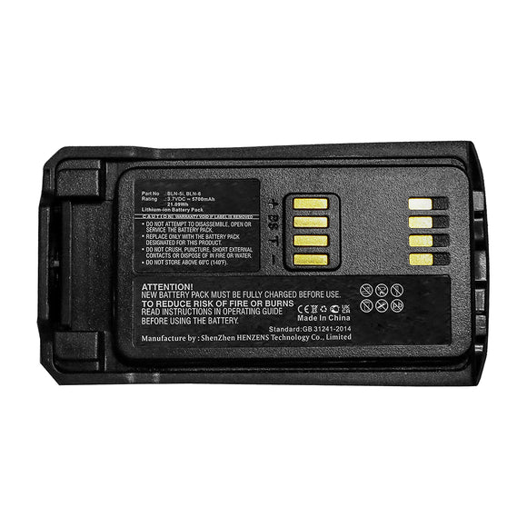 Batteries N Accessories BNA-WB-L15458 2-Way Radio Battery - Li-ion, 3.7V, 5700mAh, Ultra High Capacity - Replacement for EADS BLN-6 Battery