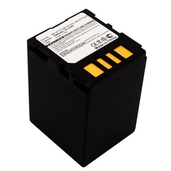 Batteries N Accessories BNA-WB-L8964 Digital Camera Battery - Li-ion, 7.4V, 3300mAh, Ultra High Capacity - Replacement for JVC BN-VF733 Battery