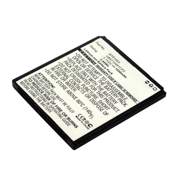 Batteries N Accessories BNA-WB-L14539 Cell Phone Battery - Li-ion, 3.7V, 1050mAh, Ultra High Capacity - Replacement for Microsoft BTR1003 Battery