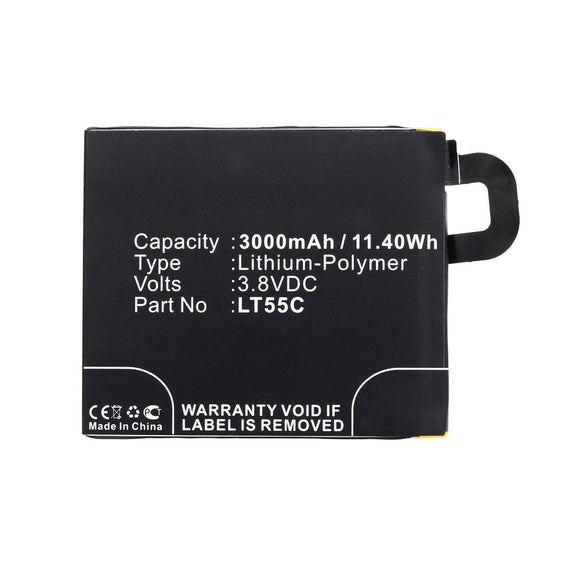 Batteries N Accessories BNA-WB-P12222 Cell Phone Battery - Li-Pol, 3.8V, 3000mAh, Ultra High Capacity - Replacement for LeEco LT55C Battery