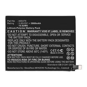Batteries N Accessories BNA-WB-P14028 Cell Phone Battery - Li-Pol, 3.85V, 3900mAh, Ultra High Capacity - Replacement for Wiko 466479 Battery