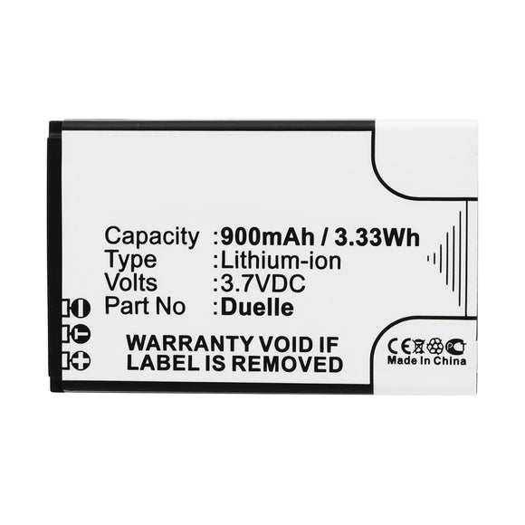 Batteries N Accessories BNA-WB-L14000 Cell Phone Battery - Li-ion, 3.7V, 900mAh, Ultra High Capacity - Replacement for Wiko Duelle Battery