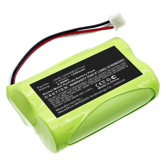 Batteries N Accessories BNA-WB-H11014 Remote Control Battery - Ni-MH, 2.4V, 1200mAh, Ultra High Capacity - Replacement for Bang & Olufsen HHR-120AAB33 F1x2 Battery