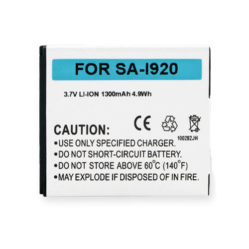 Batteries N Accessories BNA-WB-BLI 1033-1.3 Cell Phone Battery - Li-Ion, 3.7V, 1300 mAh, Ultra High Capacity Battery - Replacement for Samsung SCH-i920 Battery