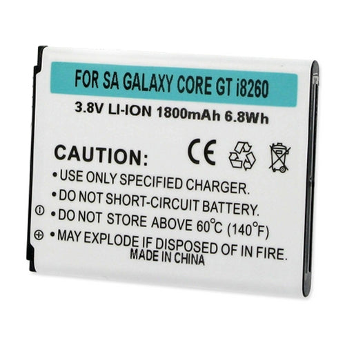 Batteries N Accessories BNA-WB-BLI-1367-1.8 Cell Phone Battery - Li-Ion, 3.8V, 1800 mAh, Ultra High Capacity Battery - Replacement for Samsung GT-I8260 Battery