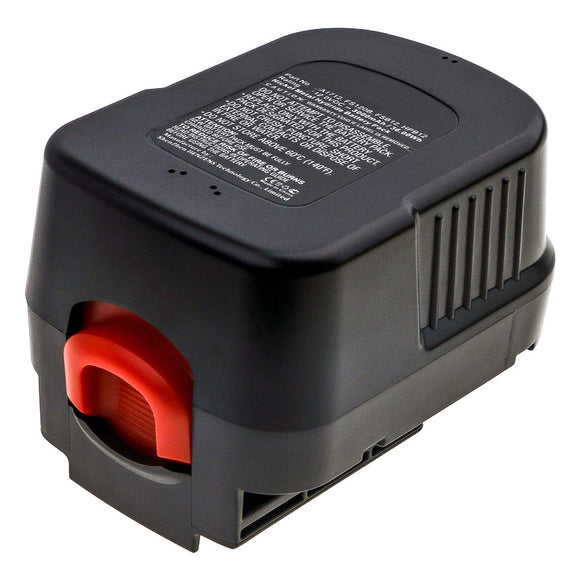 Batteries N Accessories BNA-WB-H10935 Power Tool Battery - Ni-MH, 12V, 3000mAh, Ultra High Capacity - Replacement for Black & Decker A1712 Battery