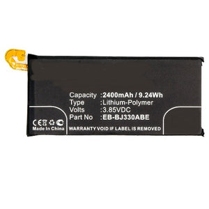 Batteries N Accessories BNA-WB-P8412 Cell Phone Battery - Li-Pol, 3.85V, 2400mAh, Ultra High Capacity Battery - Replacement for Samsung EB-BJ330ABE Battery