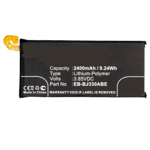 Batteries N Accessories BNA-WB-P8412 Cell Phone Battery - Li-Pol, 3.85V, 2400mAh, Ultra High Capacity Battery - Replacement for Samsung EB-BJ330ABE Battery