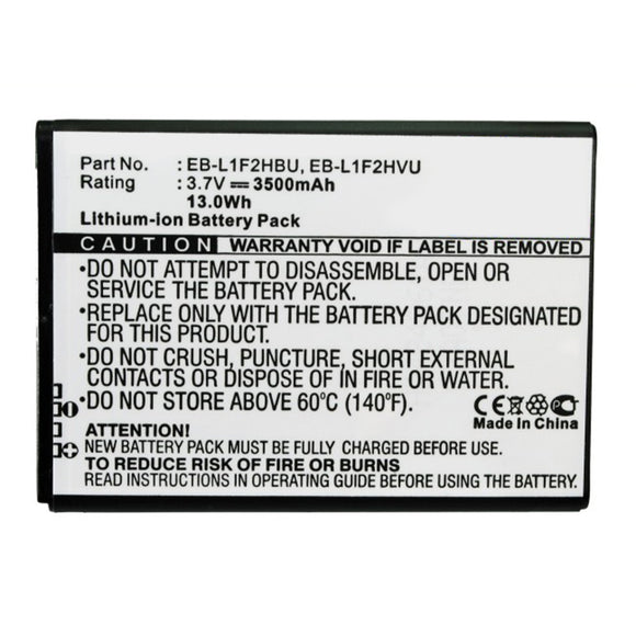 Batteries N Accessories BNA-WB-L13109 Cell Phone Battery - Li-ion, 3.7V, 3500mAh, Ultra High Capacity - Replacement for Samsung EB-L1F2HBU Battery