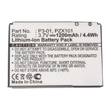 Batteries N Accessories BNA-WB-L14781 Cell Phone Battery - Li-ion, 3.7V, 1200mAh, Ultra High Capacity - Replacement for PHAROS 6027B0060001 Battery