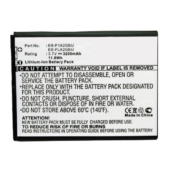 Batteries N Accessories BNA-WB-L3963 Cell Phone Battery - Li-ion, 3.7, 3200mAh, Ultra High Capacity Battery - Replacement for Samsung EB-F1A2GBU, EB-FLA2GBU, EB-L102GBK Battery