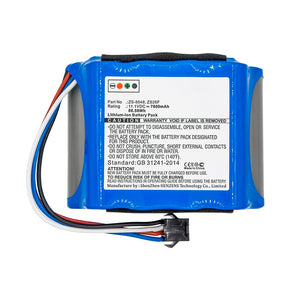 Batteries N Accessories BNA-WB-L13358 Equipment Battery - Li-ion, 11.1V, 7800mAh, Ultra High Capacity - Replacement for Signal Fire ZS-8848 Battery