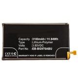 Batteries N Accessories BNA-WB-P8408 Cell Phone Battery - Li-Pol, 3.85V, 3100mAh, Ultra High Capacity Battery - Replacement for Samsung EB-BG970ABU Battery