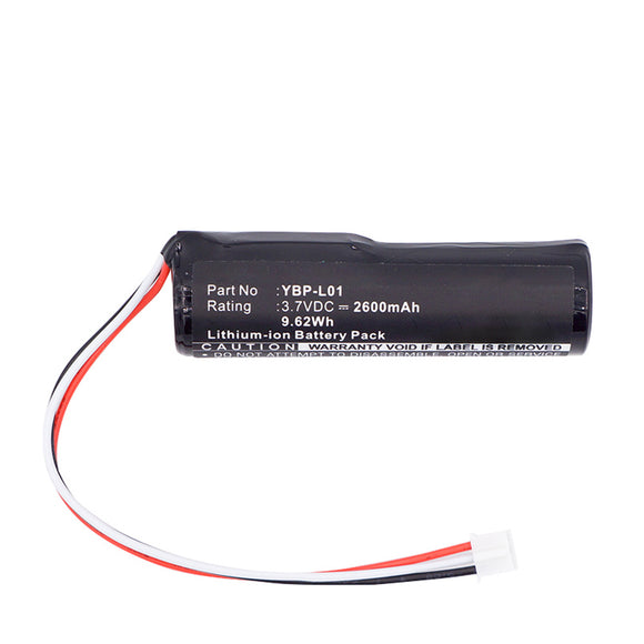 Batteries N Accessories BNA-WB-L14275 PLC Battery - Li-ion, 3.7V, 2600mAh, Ultra High Capacity - Replacement for Yamaha YBP-L01 Battery