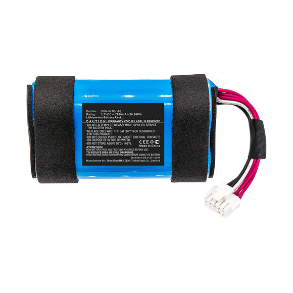 Batteries N Accessories BNA-WB-L12824 Speaker Battery - Li-ion, 3.7V, 7800mAh, Ultra High Capacity - Replacement for JBL SUN-INTE-168 Battery
