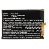 Batteries N Accessories BNA-WB-P9976 Cell Phone Battery - Li-Pol, 3.8V, 5200mAh, Ultra High Capacity - Replacement for Blackview V685780P Battery