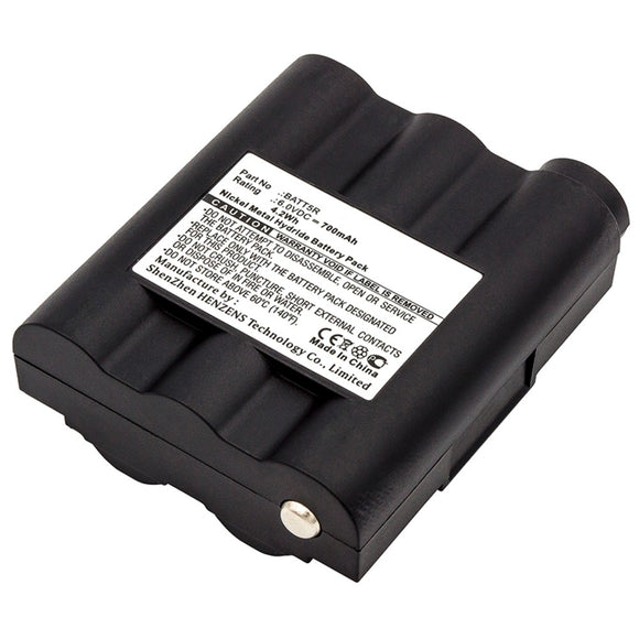 Batteries N Accessories BNA-WB-H9705 2-Way Radio Battery - Ni-MH, 6V, 700mAh, Ultra High Capacity - Replacement for Alan BATT-5R Battery