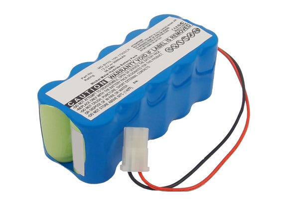 Batteries N Accessories BNA-WB-H11453 Medical Battery - Ni-MH, 12V, 3000mAh, Ultra High Capacity - Replacement for Fukuda MD-BY03 Battery