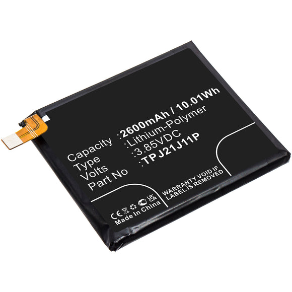 Batteries N Accessories BNA-WB-P17104 Cell Phone Battery - Li-pol, 3.85V, 2600mAh, Ultra High Capacity - Replacement for Wiko TPJ21J11P Battery