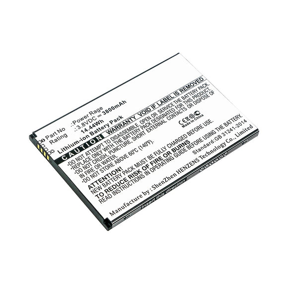 Batteries N Accessories BNA-WB-L11640 Cell Phone Battery - Li-ion, 3.8V, 3800mAh, Ultra High Capacity - Replacement for Highscreen Power Rage Battery