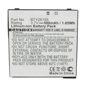 Batteries N Accessories BNA-WB-L14484 Cell Phone Battery - Li-ion, 3.7V, 500mAh, Ultra High Capacity - Replacement for Emporia BTY26155 Battery