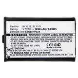 Batteries N Accessories BNA-WB-BLI-1715 2-Way Radio Battery - Li-Ion, 3.7V, 1900 mAh, Ultra High Capacity Battery - Replacement for HYT BL1715 Battery