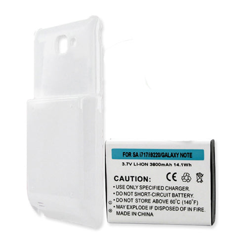 Batteries N Accessories BNA-WB-BLI 1256-3.8W Cell Phone Battery - Li-Ion, 3.7V, 3800 mAh, Ultra High Capacity Battery - Replacement for Samsung SGH-I717 Battery