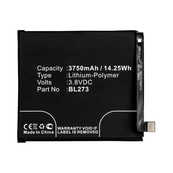 Batteries N Accessories BNA-WB-P12253 Cell Phone Battery - Li-Pol, 3.8V, 3750mAh, Ultra High Capacity - Replacement for Lenovo BL273 Battery