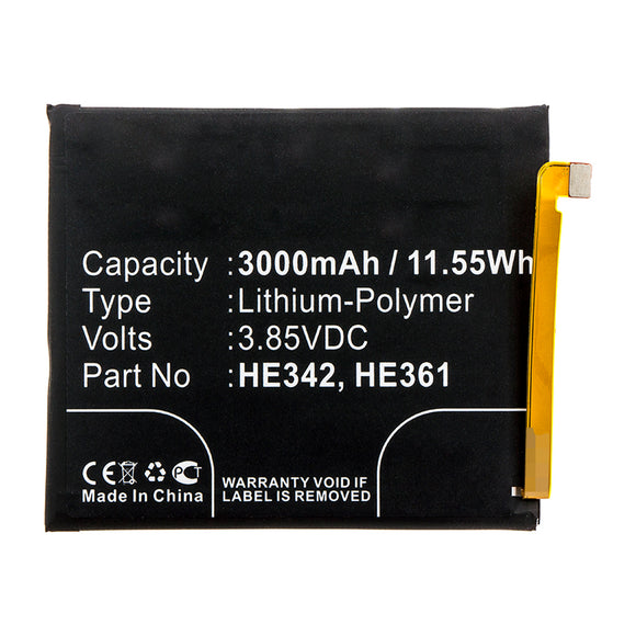 Batteries N Accessories BNA-WB-P14644 Cell Phone Battery - Li-Pol, 3.85V, 3000mAh, Ultra High Capacity - Replacement for Nokia HE342 Battery