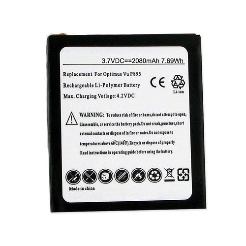 Batteries N Accessories BNA-WB-BLP-1189-2 Cell Phone Battery - Li-Pol, 3.7V, 2080 mAh, Ultra High Capacity Battery - Replacement for LG BL-T3 Battery