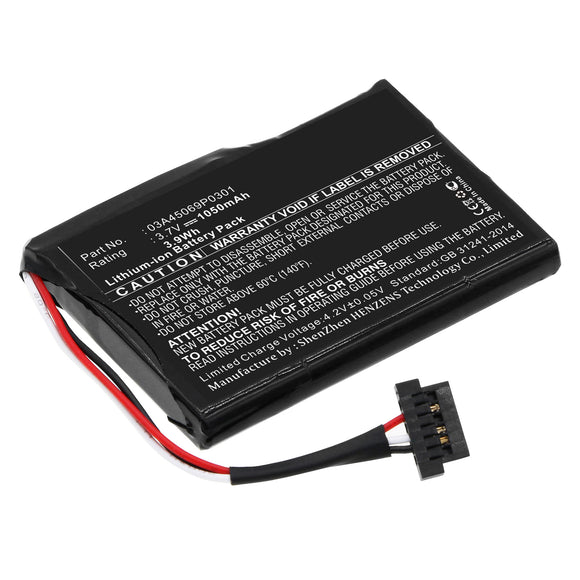Batteries N Accessories BNA-WB-L4219 GPS Battery - Li-Ion, 3.7V, 1050 mAh, Ultra High Capacity Battery - Replacement for Magellan 03A45069P0301 Battery