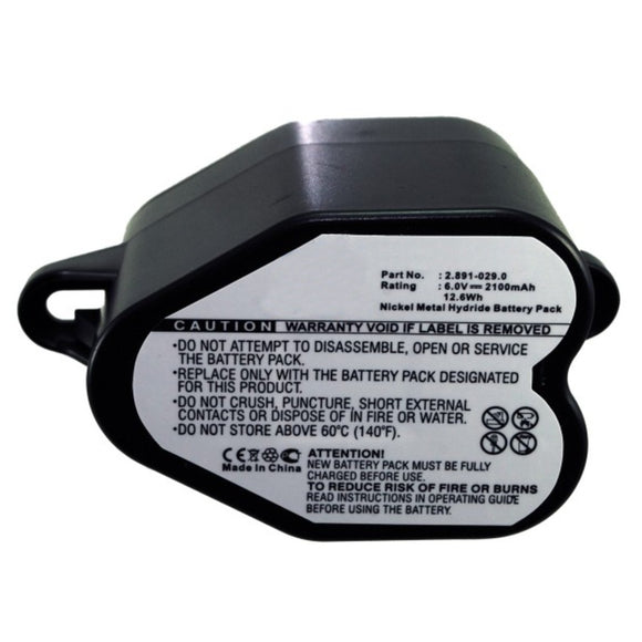 Batteries N Accessories BNA-WB-VNH-112 Vacuum Cleaner Battery - NIMH, 6V, 2100 mAh, Ultra High Capacity Battery - Replacement for KARCHER RC3000 Battery