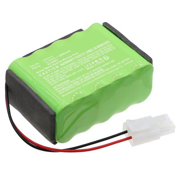 Batteries N Accessories BNA-WB-H18611 Medical Battery - Ni-MH, 12V, 2000mAh, Ultra High Capacity - Replacement for Mangar CD0313 Battery