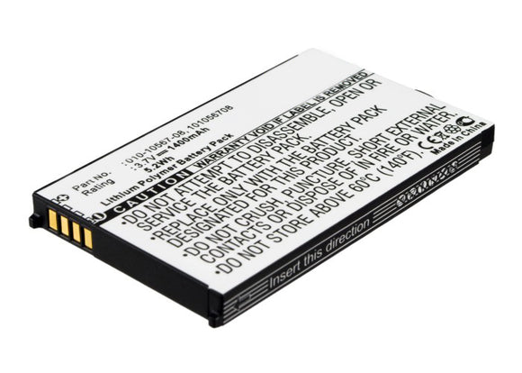 Batteries N Accessories BNA-WB-P4187 GPS Battery - Li-Pol, 3.7V, 1400 mAh, Ultra High Capacity Battery - Replacement for Garmin 101056708 Battery