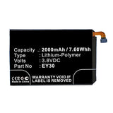 Batteries N Accessories BNA-WB-P8360 Cell Phone Battery - Li-Pol, 3.8V, 2000mAh, Ultra High Capacity Battery - Replacement for Motorola EY30, SNN5945A Battery