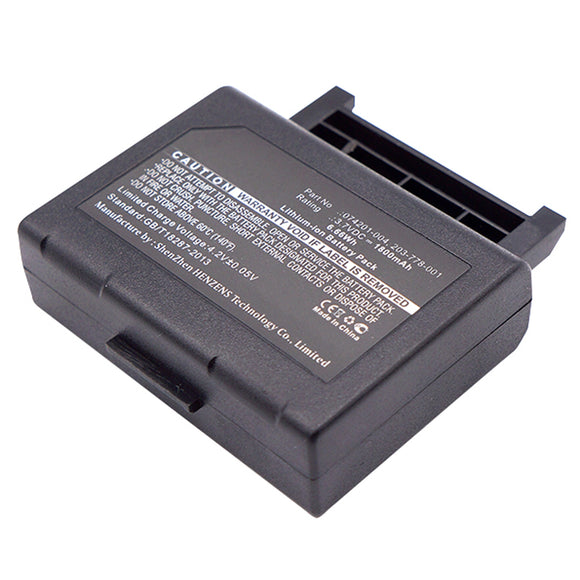 Batteries N Accessories BNA-WB-L1250 Barcode Scanner Battery - Li-Ion, 3.7V, 1800 mAh, Ultra High Capacity Battery - Replacement for Intermec 074201-004 Battery